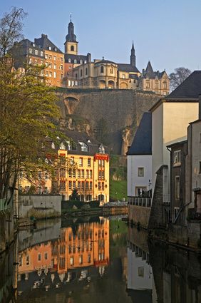 Blick auf die Altstadt von Luxemburg